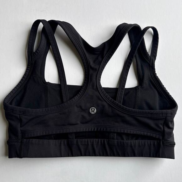Lululemon Splendour Sports Bra in Black Womens Size 8 - Picture 3 of 4